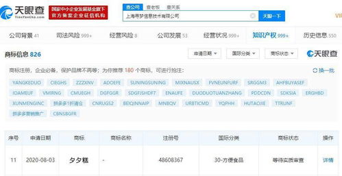 拼多多關(guān)聯(lián)公司注冊(cè)“夕夕餅”“夕夕糕”商標(biāo)，計(jì)算機(jī)軟硬件技術(shù)開發(fā)引關(guān)注